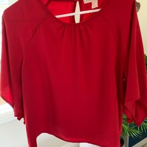 Red Blouse Forever 21